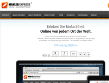 Tablet Screenshot of maklerexpress.de